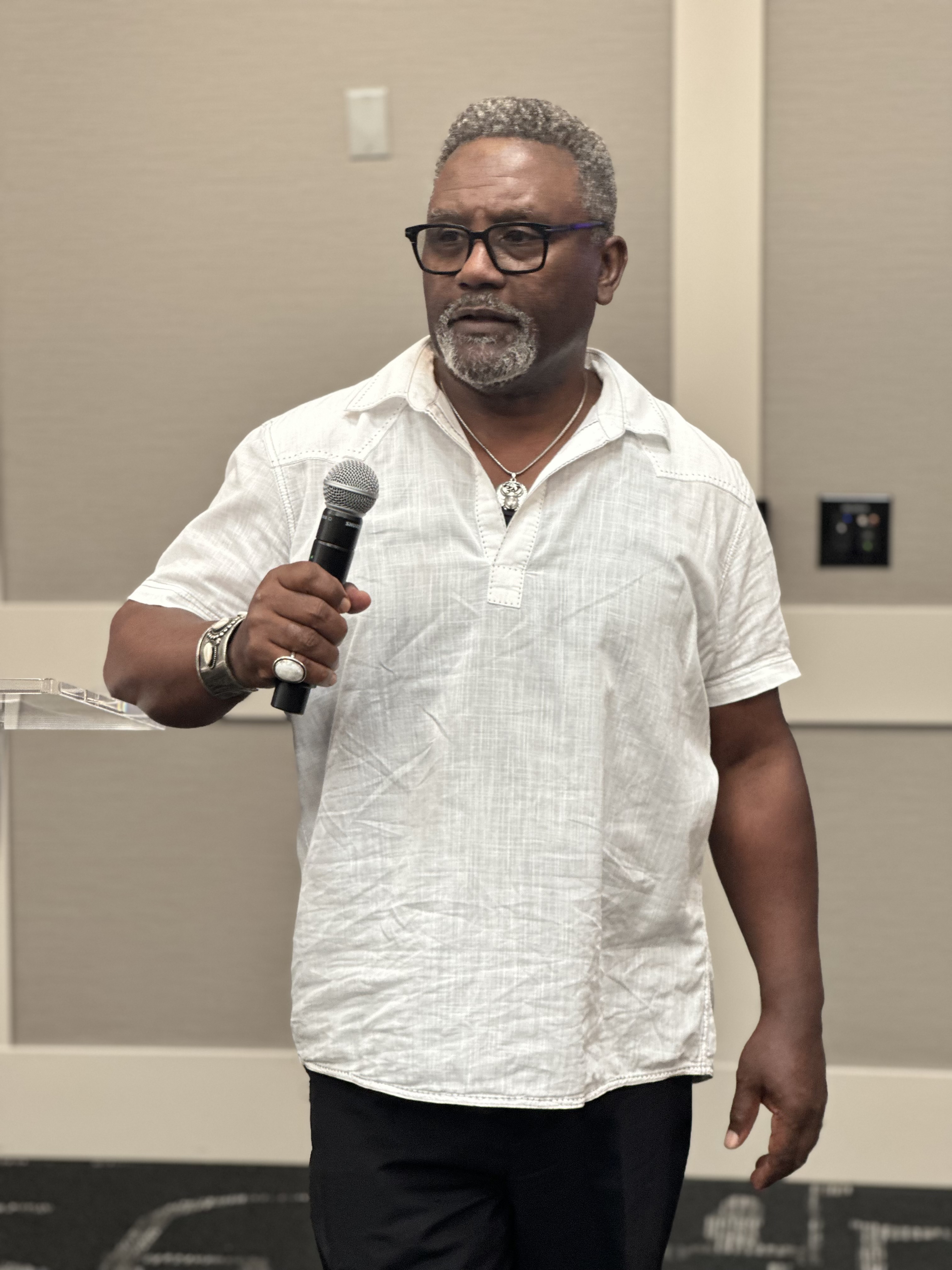 Gregory A. Stanton presenting